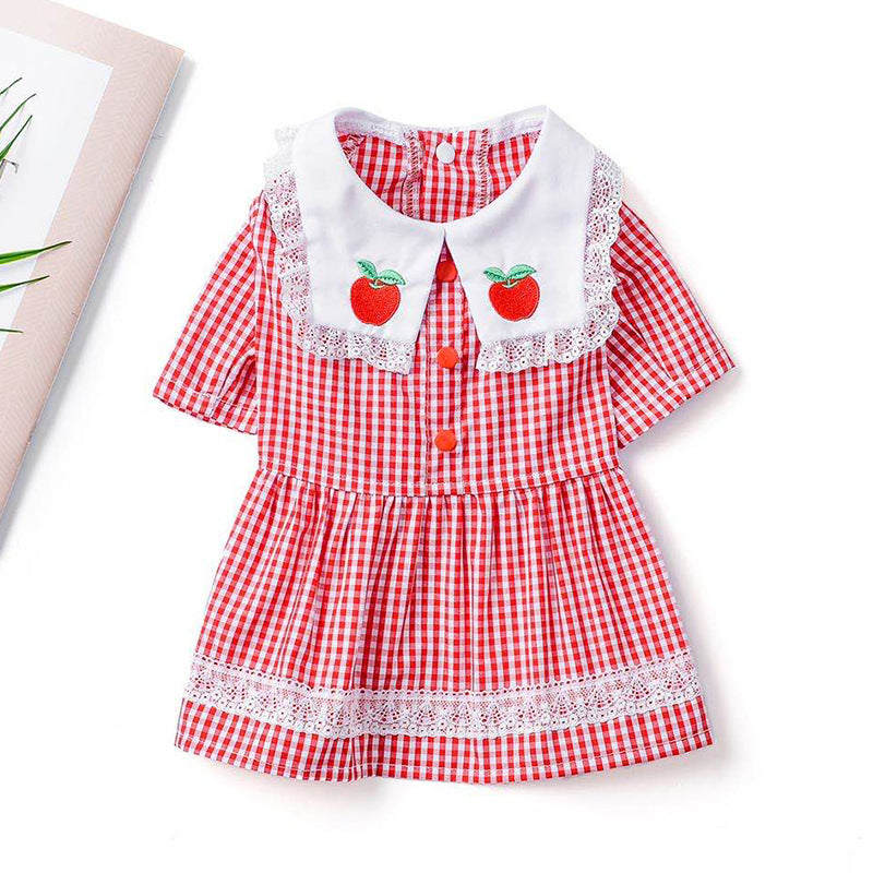 Strawberry Embroidery Dress