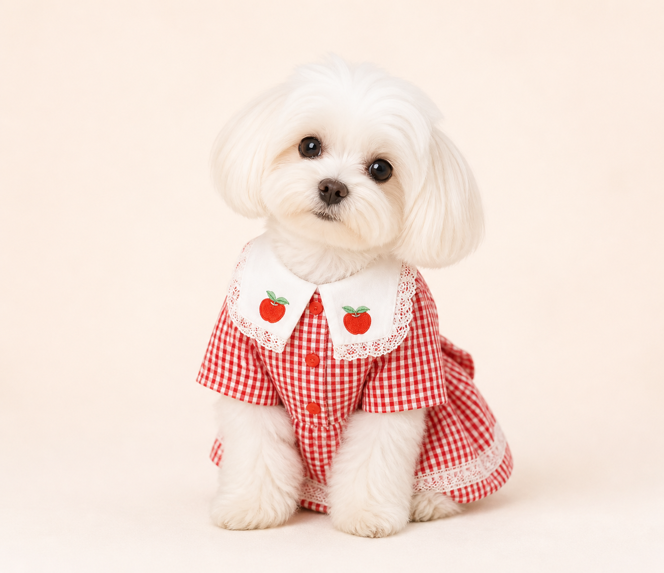 Strawberry Embroidery Dress